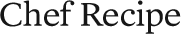 셰프레시피